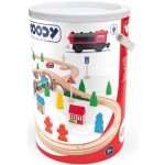 102191121 Vláčkodr.osmička 40 dílů WOODY