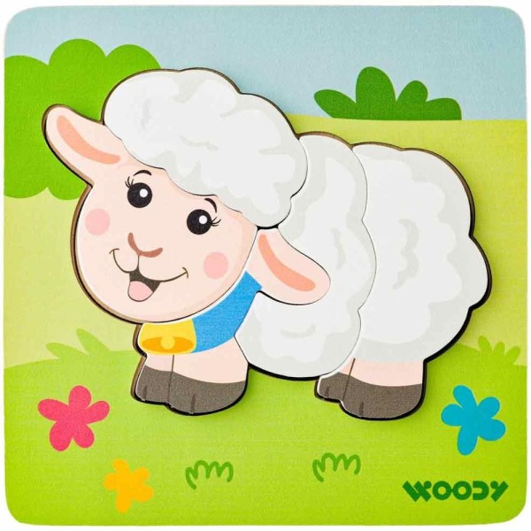 102191364 Puzzle Baby - ovečka WOODY