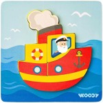 102191361 Puzzle Baby - lodička WOODY