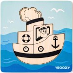 102191361 Puzzle Baby - lodička WOODY