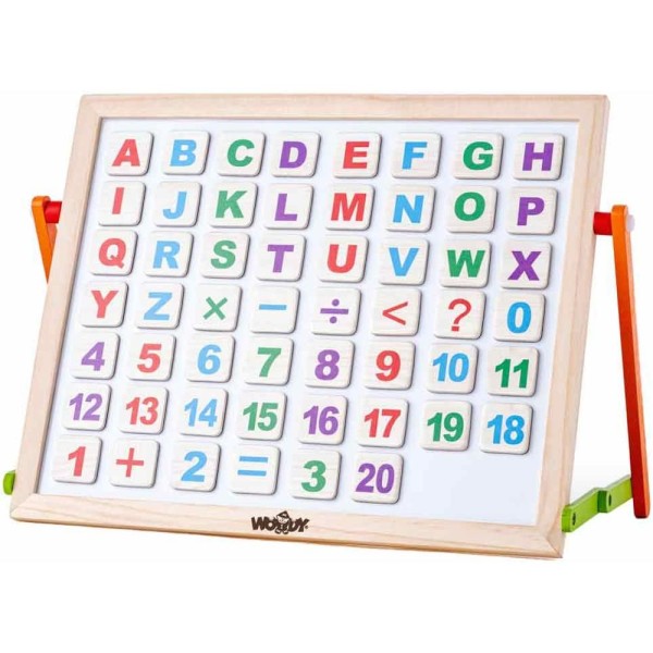 102190107 Magnetická tabulka ABC WOODY