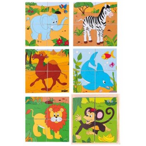 102190921 Kubus 2x2 -Safari WOODY