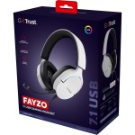 GXT 490W FAYZO wired headset White TRUST