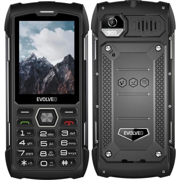 StrongPhone H1 DS černo-šedý EVOLVEO