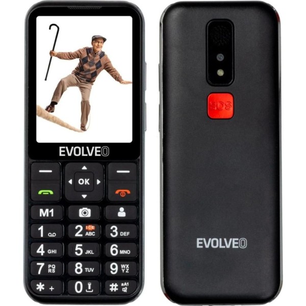 EasyPhone LT 4G s nab.stoj.černý EVOLVEO