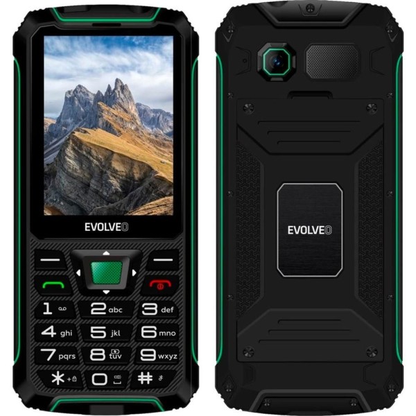 StrongPhone W4 DS černo-zelený EVOLVEO