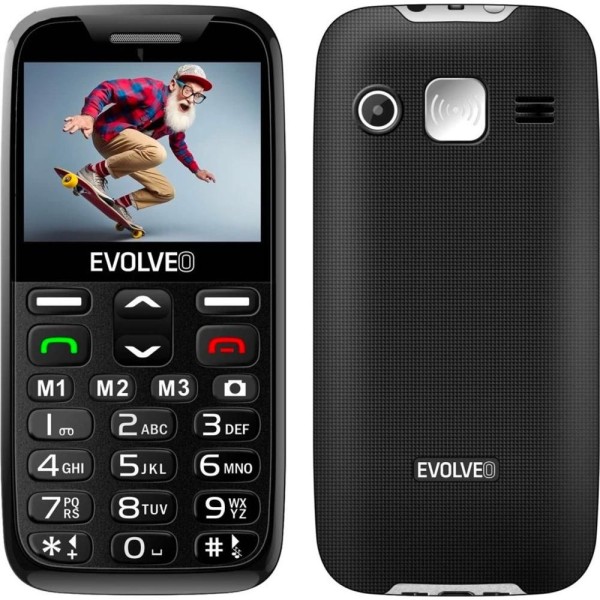 EasyPhone XR s nab.stoj. černý EVOLVEO