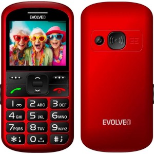 EasyPhone XS pro seniory červený EVOLVEO