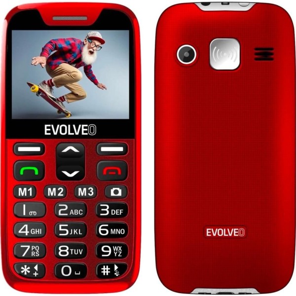 EasyPhone XR s nab.stoj. červený EVOLVEO