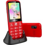 EasyPhone XO s nab.stoj. červený EVOLVEO