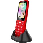 EasyPhone XO s nab.stoj. červený EVOLVEO