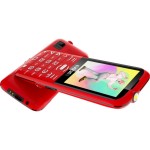 EasyPhone XO s nab.stoj. červený EVOLVEO