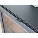 TIM SISTEM, kamna na dřevo TS-S, 8 kW, vývod 120 mm, černá