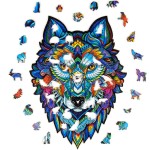 Majestic Wolf (M) puzzle UNIDRAGON