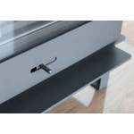 TIM SISTEM, kamna na dřevo TS-S, 8 kW, vývod 120 mm, černá