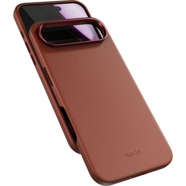 Mag+ leather case iPhone Air Brown EPICO