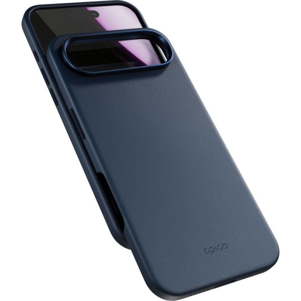 Mag+ leather case iPhone Air Blue EPICO