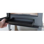 TIM SISTEM, kamna na dřevo TS-S, 8 kW, vývod 120 mm, černá