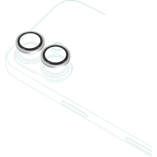 Camera glass Al. iPhone 17 White EPICO