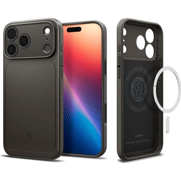 Thin Fit MS case iPhone 17 Pro Gunmetal