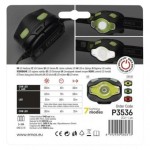 COB LED + LED čelovka P3536, 220 lm, 100 m, 3× AAA