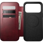 Modern Leather Folio iP17 ProMax Burgund