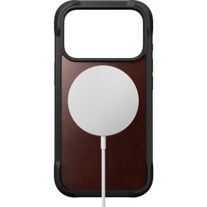 Rugged Leather Case iPhone 17 Pro Brown