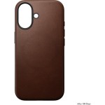 Modern Leather Case iPhone 17 Brown