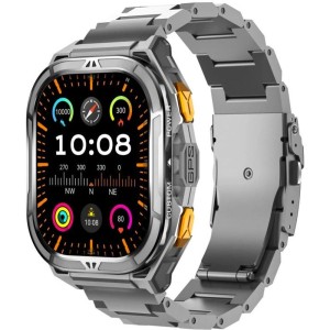 Titan GPS Stříbrná kov.řemínek ARMODD