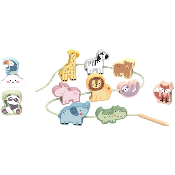 TJ003 navlékací zvířátka 13ks TOOKY TOY