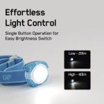 LED čelovka a světlo GP Everybody CH31, 40 lm, modrá