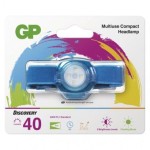 LED čelovka a světlo GP Everybody CH31, 40 lm, modrá