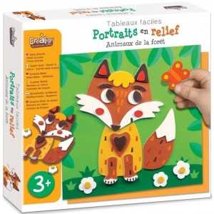 CL182 pěn.obr.Lesní zvířát. 3+ CRÉA LIGN