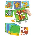 CL182 pěn.obr.Lesní zvířát. 3+ CRÉA LIGN