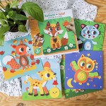 CL182 pěn.obr.Lesní zvířát. 3+ CRÉA LIGN