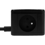 12W 2x z.2xUSB-C,1xUSB,1.4m černá HUSLOG