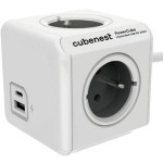 PowerCube Extended USB šedá 3m CUBENEST