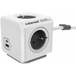 PowerCube Extended USB šedá 3m CUBENEST