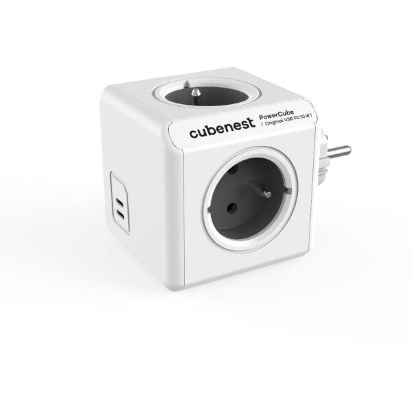 PowerCube Original USB šedá CUBENEST