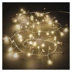 LED girlanda – kamínky, 1,2 m, 3x AA, vnitřní, teplá bílá, časovač