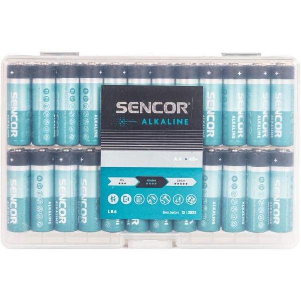SBA LR6 48 BOX AA Alk SENCOR