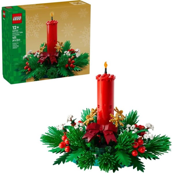 40743 Vánoční dekorace na stůl LEGO