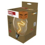 LED žárovka DECO CG125A / E27 / 4,5 W (24 W) / 240 lm / flame
