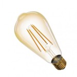 LED žárovka Vintage ST64 4W E27 teplá bílá+