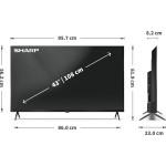 43HP5265E QLED GOOGLE SMART UHD TV SHARP