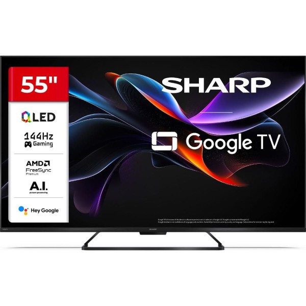 55HR7265E QLED GOOGLE SMART 144Hz SHARP