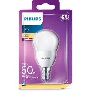 LED 60W kapka P48 E14 matná WW ND RF 1BC