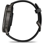 Venu 4 45mm Slate + Black Silicone band