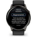 Venu 4 45mm Slate + Black Silicone band