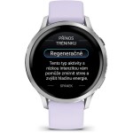 Venu 4 41mm Silver/Periwinkle Silic band